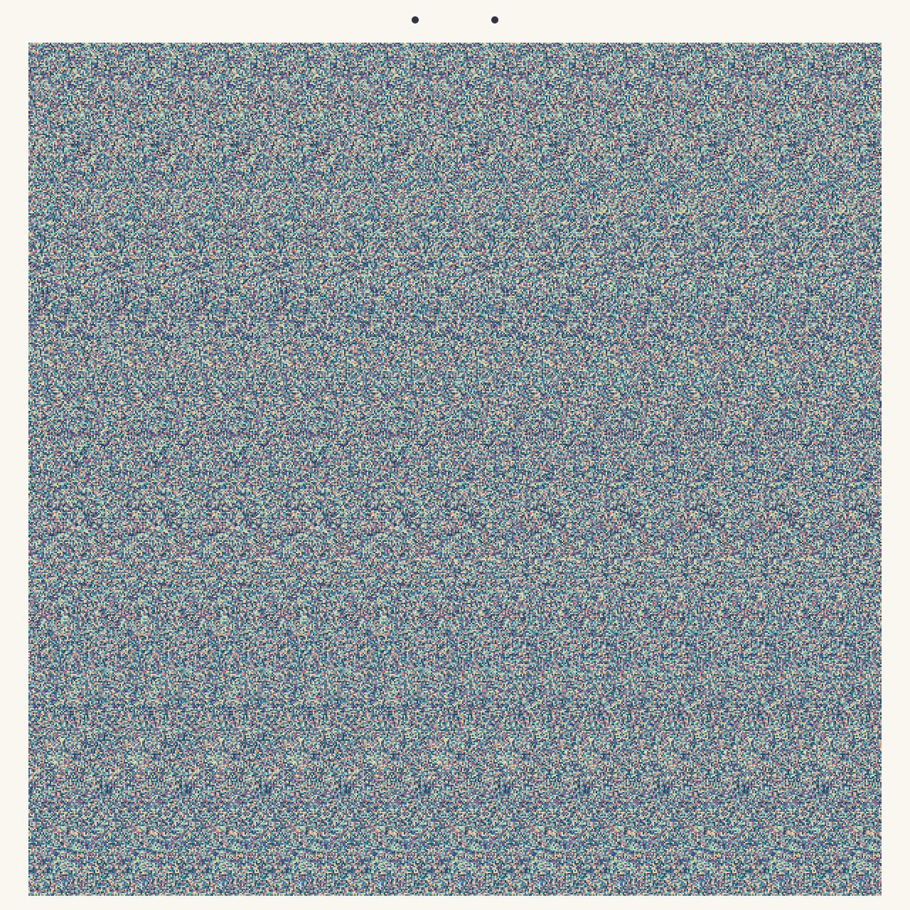 A stereogram pattern hiding a three-dimensional shape