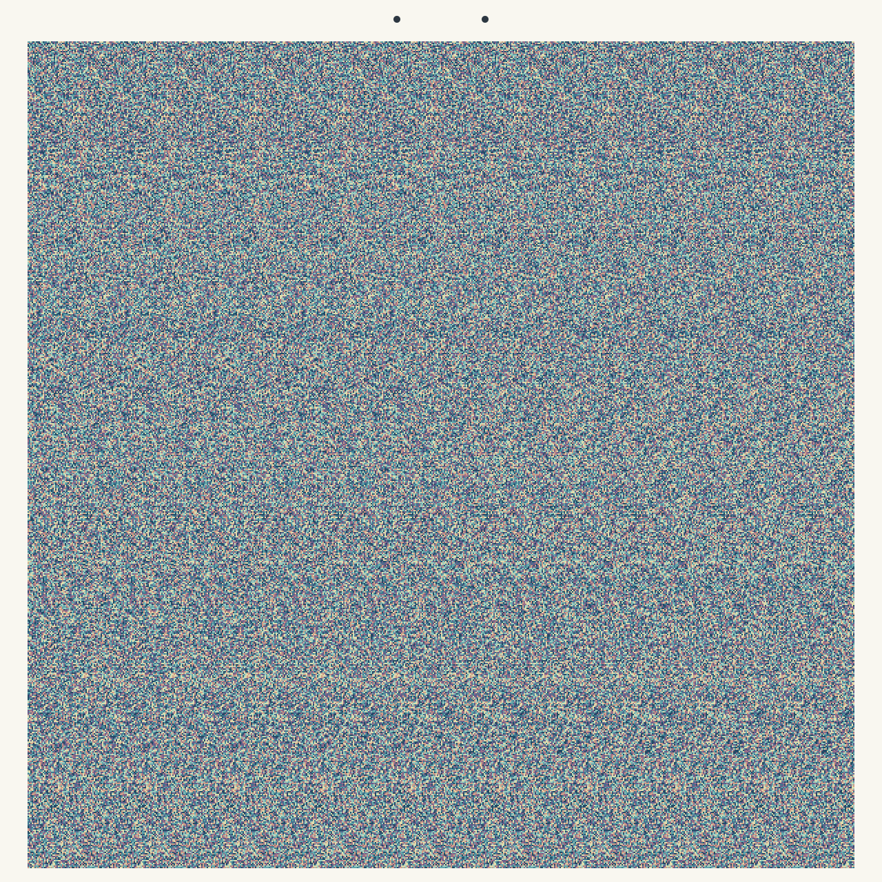 A stereogram pattern hiding a three-dimensional shape