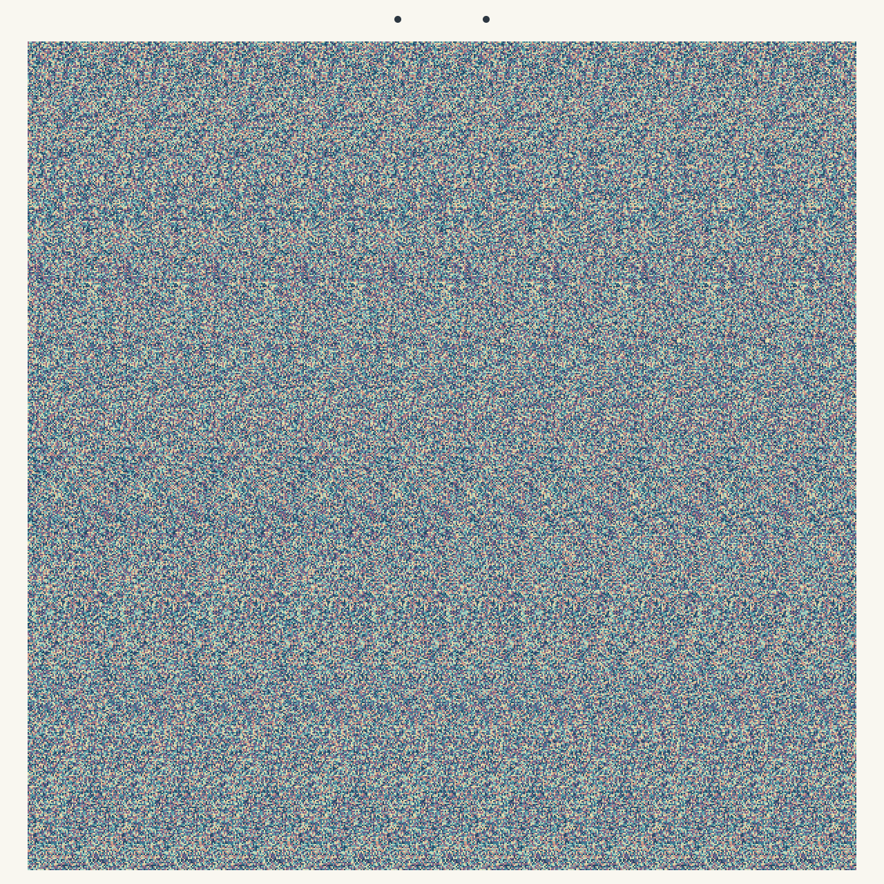 A stereogram pattern hiding a three-dimensional shape