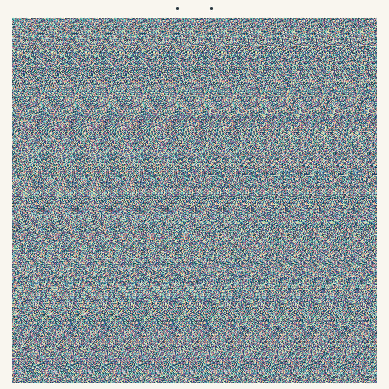 A stereogram pattern hiding a three-dimensional shape