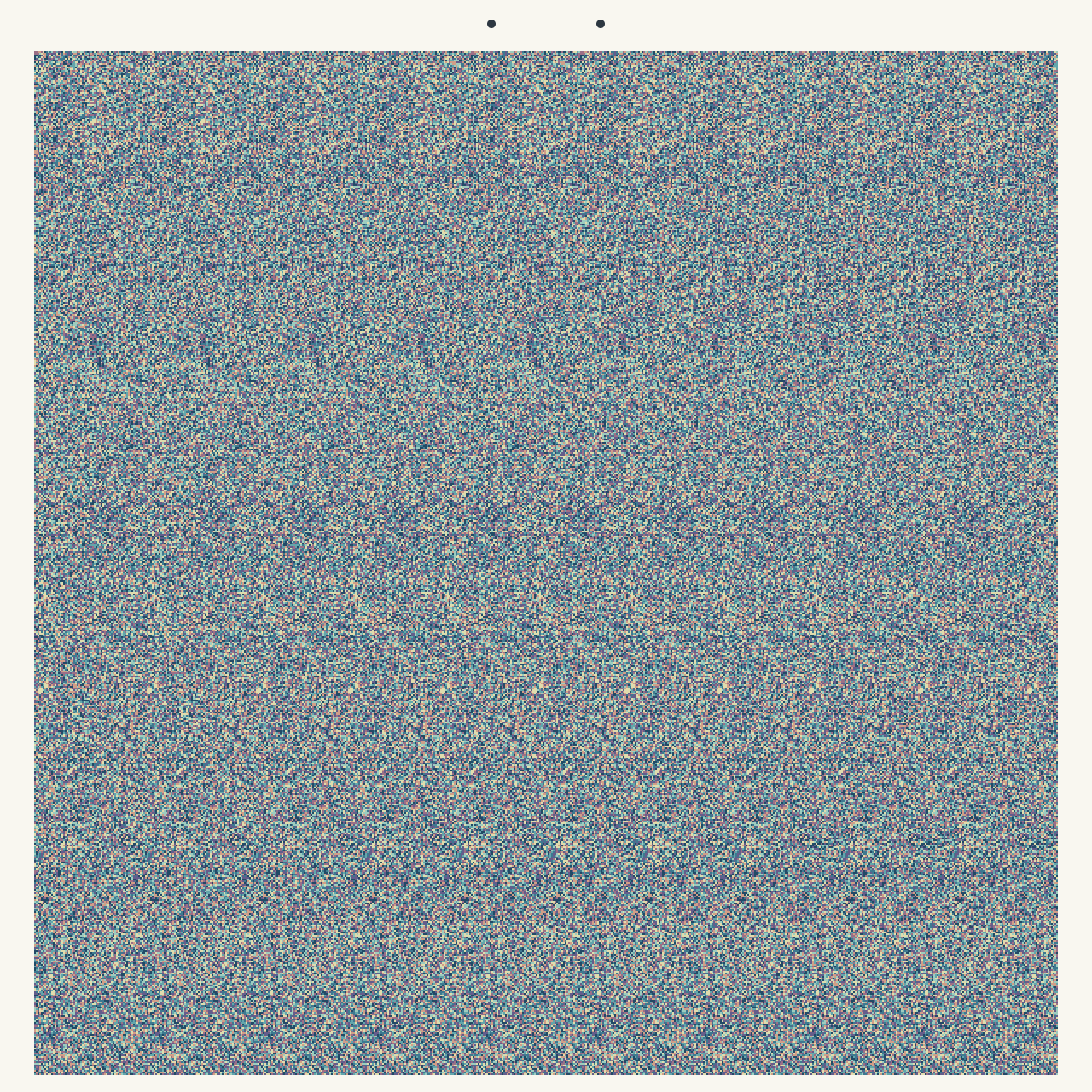A stereogram pattern hiding a three-dimensional shape