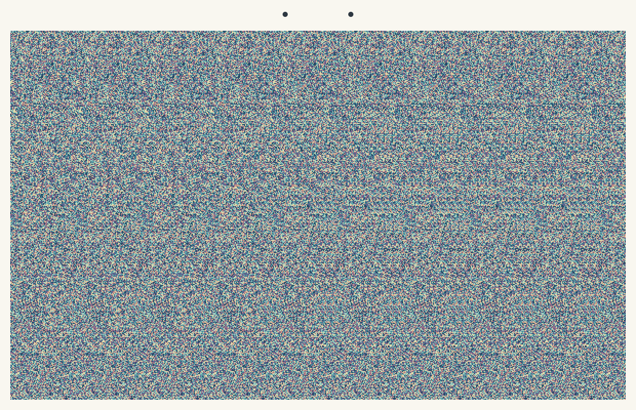 Stereogram for 2026-10-16: a hidden three-dimensional shape inside a repeating colorful pattern.