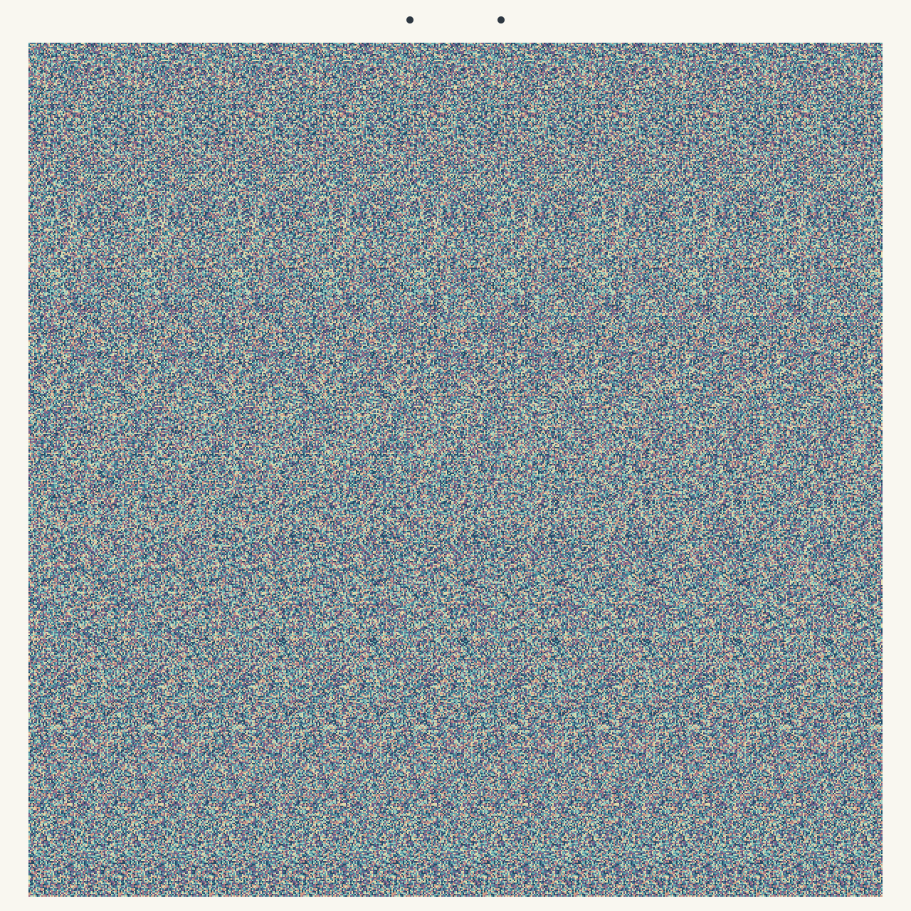 A stereogram pattern hiding a three-dimensional shape